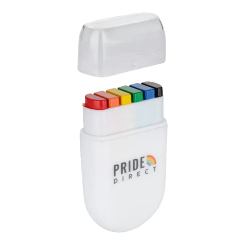 Pride.Direct® Regenbogen Schminkstift | Perfekte Regenbogen Gesichtsfarbe & Pride Makeup | LGBTQ Accessoires Pride Merch für Regenbogen Party | Gay Regenbogen Deko für dein CSD Pride Outfit von Pride.Direct