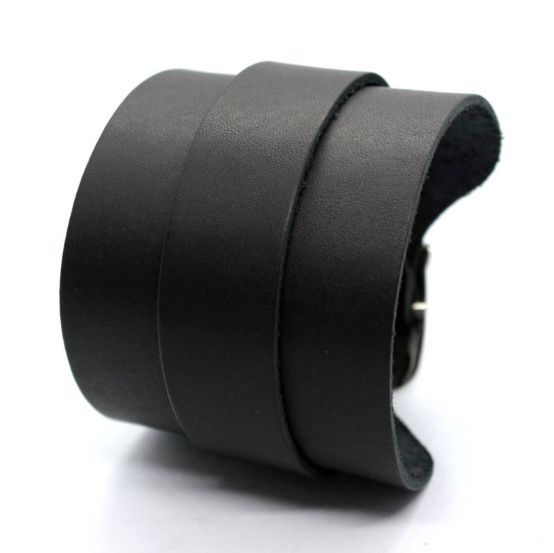 Uno - Breites Leder Wickelarmband Handgefertigtes Braunes Kalbslederarmband Uno - Breites Leder Wickelarmband Handgefertigtes Braunes Kalbslederarmband von PrideAndBright