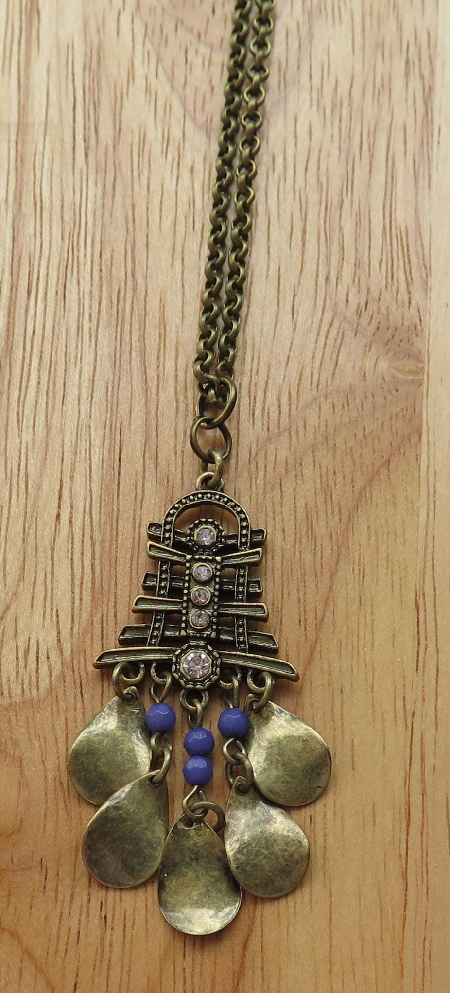 Bronze Blatt Halskette Bronze Blatt Halskette von PrideNjoyCreations