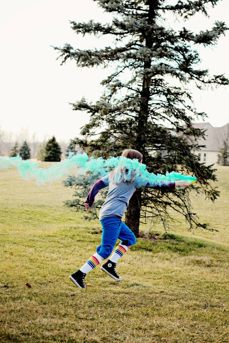 Kinder Regenbogen Tube Socken | Fun Rainbow Party Stolze von PrideSocks