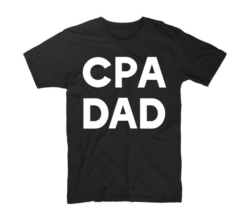 Cpa Dad T-Shirt, Buchhalter Vatertagsgeschenk von PrideandPassionShop