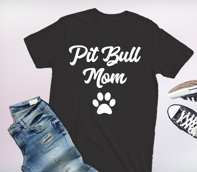 Pitbull Mama, Geschenk Für Mama Shirt, Geschenk, Tshirt, T-Shirt, Geschenke von PrideandPassionShop