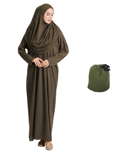 Prien Gebetskleidung Für Frauen Mit Tasche Hijab, Islam Damen Kleidung Set, Abaya Kopftuch, Muslim Kleider, Khimar von Prien