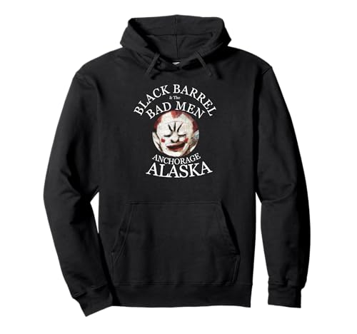 Schwarzes Barrelband Anchorage Alaska AK Souvenir Herren Pullover Hoodie von PrimAlaska AK Collection Homer Seward Bad