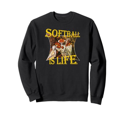 Softball is Life Mädchen Jungen Herren Damen Sweatshirt Softball is Life Mädchen Jungen Herren Damen Sweatshirt von PrimAlaska Sport Souvenir Collection