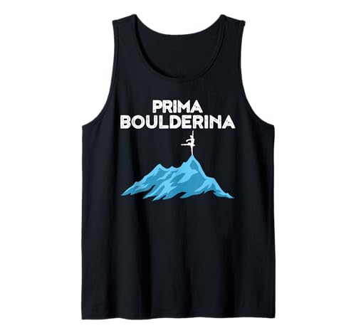 Prima Boulderina für EIN Boulder-Mädchen Tank Top von Prima Boulderina Clothing