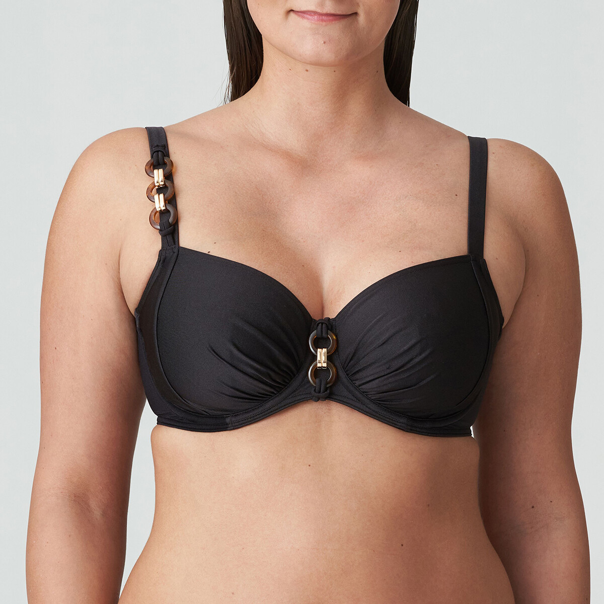 PrimaDonna Barrani Bikinioberteil Mit Bügel, Farbe: Roast Braun, Größe: 100F, Damen von Prima donna