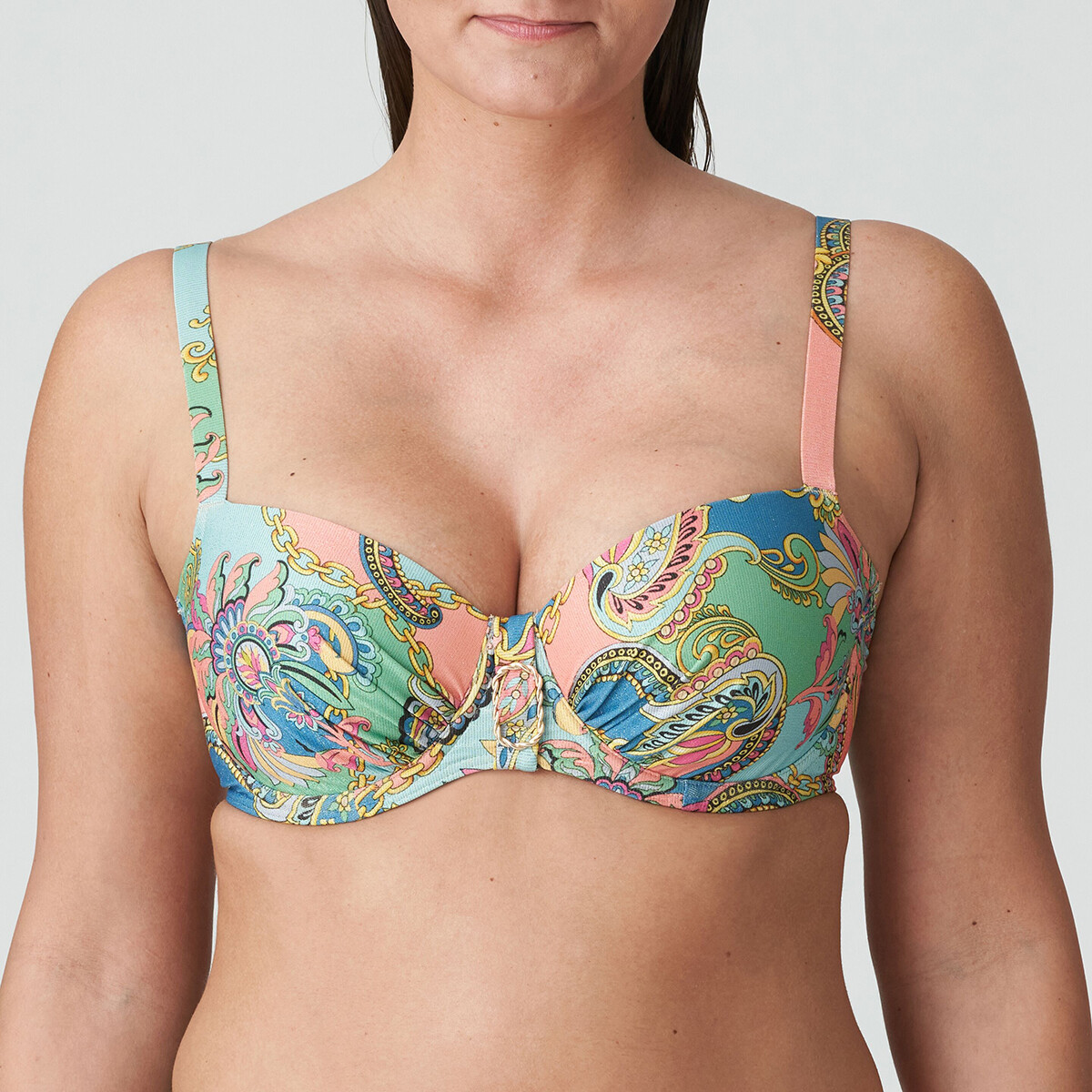 PrimaDonna Celaya Bikinioberteil Mit Bügel, Farbe: Italian Chic, Größe: 75F, Damen von Prima donna