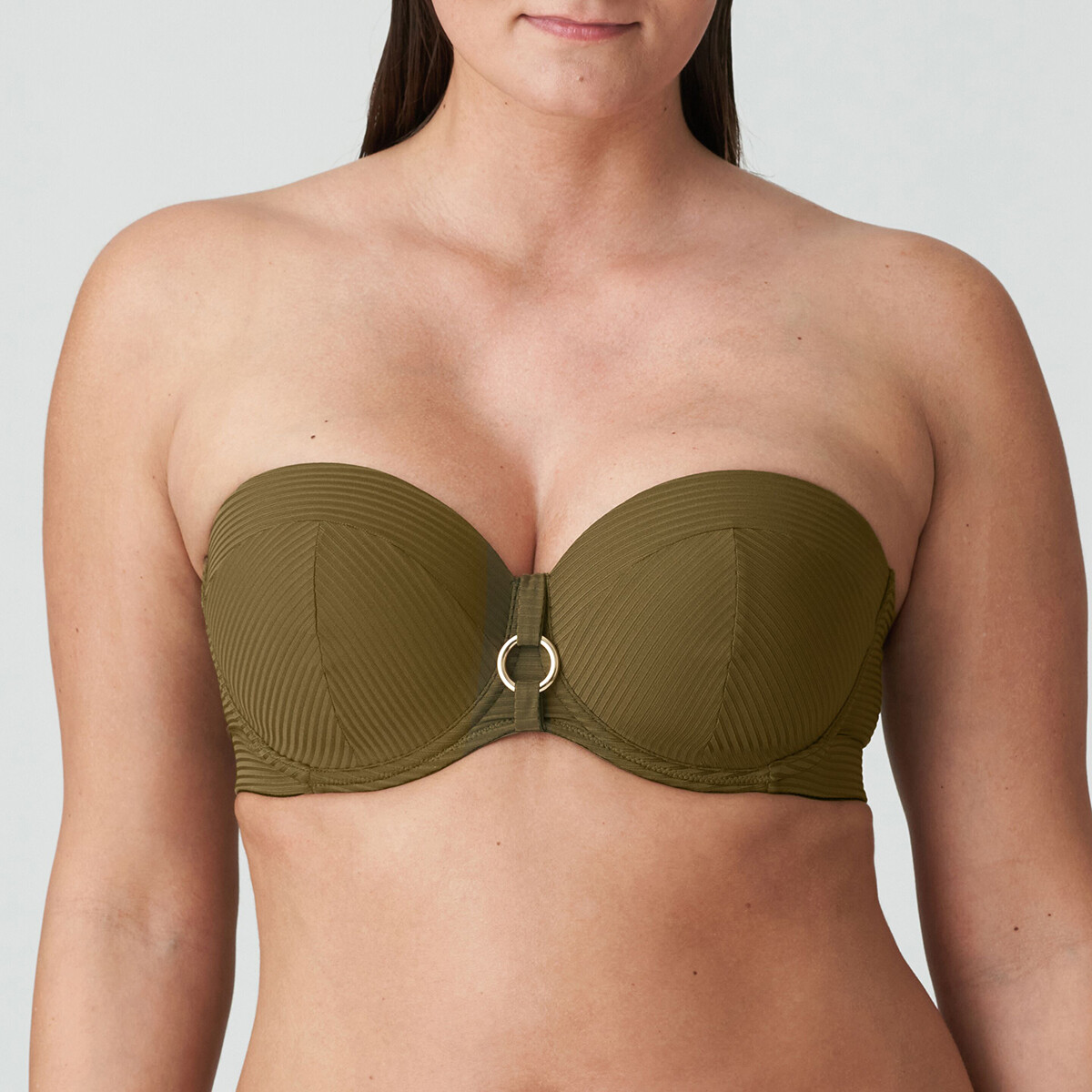 PrimaDonna Sahara Bikinioberteil Mit Bügel, Farbe: Grün, Größe: 70F, Damen von Prima donna