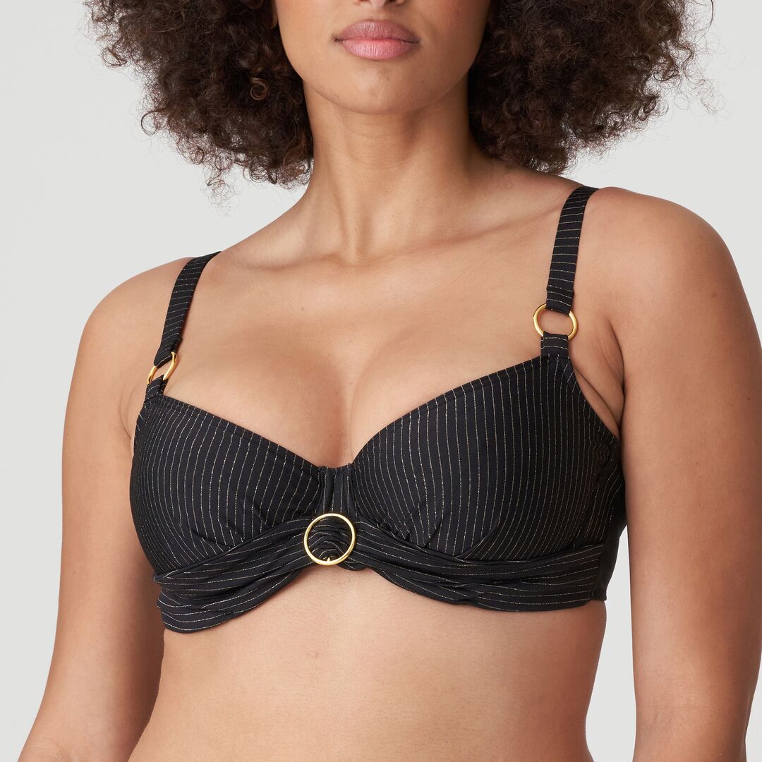 PrimaDonna Solta Bikinioberteil Mit Bügel, Farbe: Schwarz, Größe: 80D, Damen von Prima donna