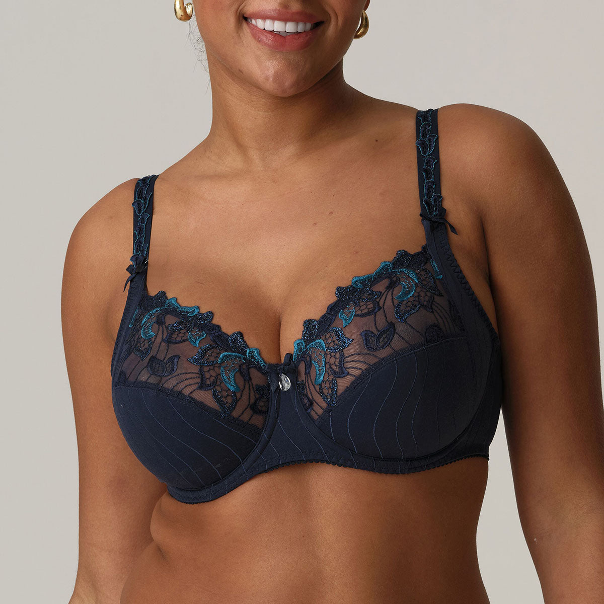 PrimaDonna Deauville BH mit Bügel, Blau, Größe: 90G, Damen PrimaDonna Deauville BH mit Bügel, Blau, Größe: 90G, Damen von PrimaDonna