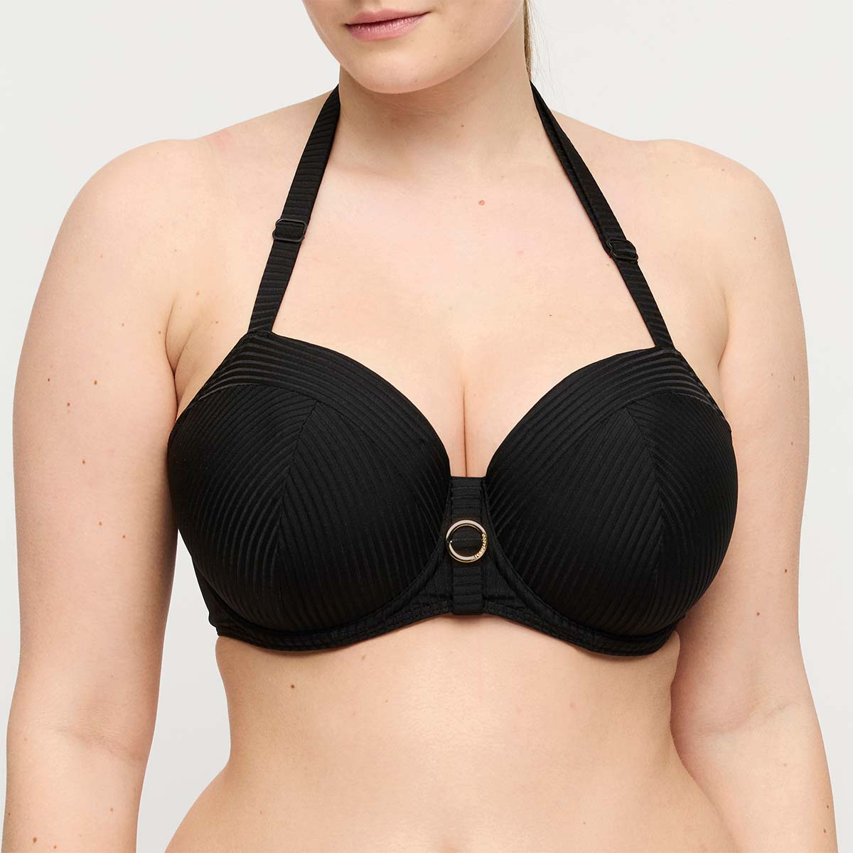 PrimaDonna Delray Bikinioberteil mit Bügel, Schwarz, Größe: 75B, Damen von PrimaDonna