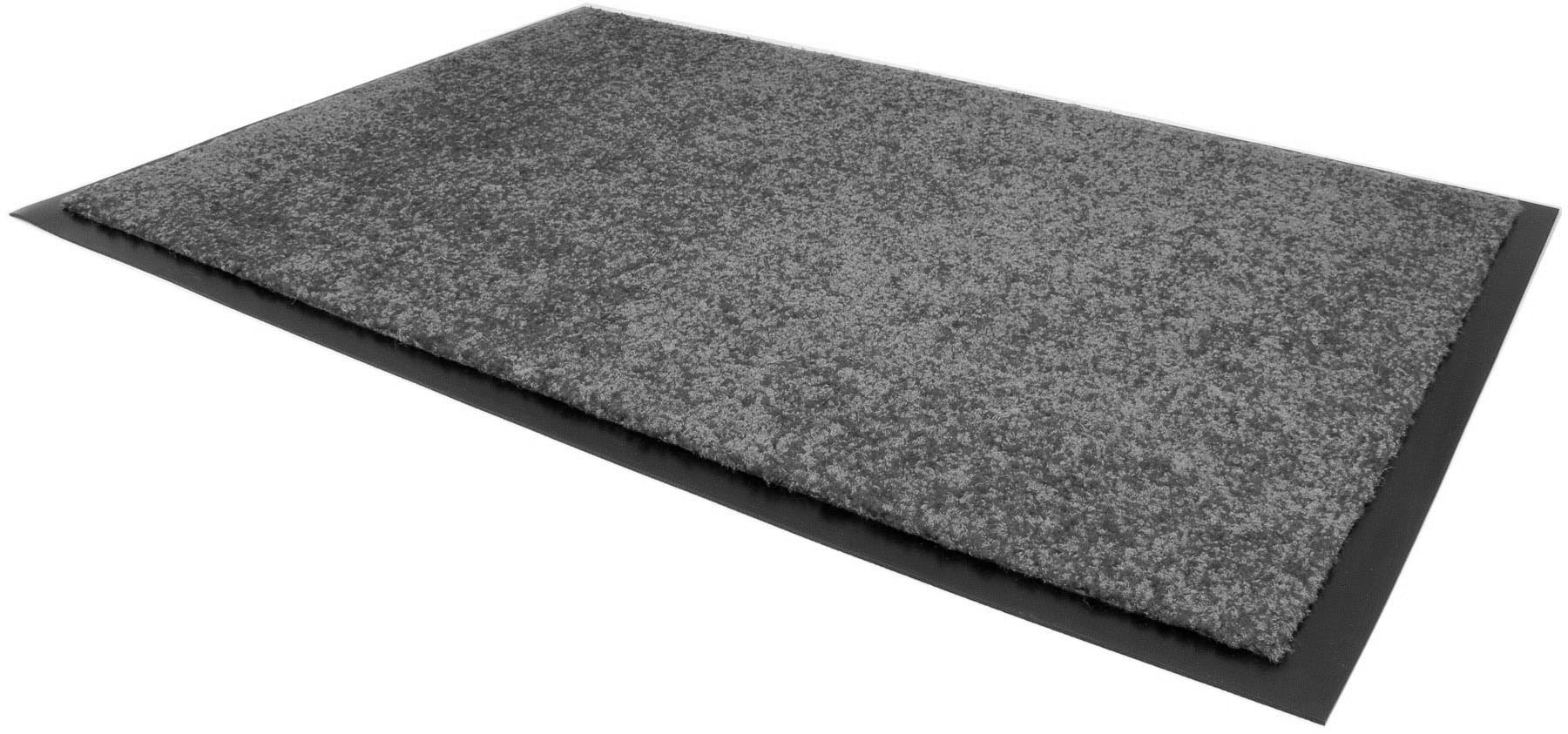 Primaflor-Ideen in Textil Fußmatte "Schmutzfangmatte CLEAN PRO, Made in Belgium", rechteckig, 8 mm Höhe, Uni-Farben, UV-beständig, strapazierfähig, waschbar von Primaflor-Ideen In Textil