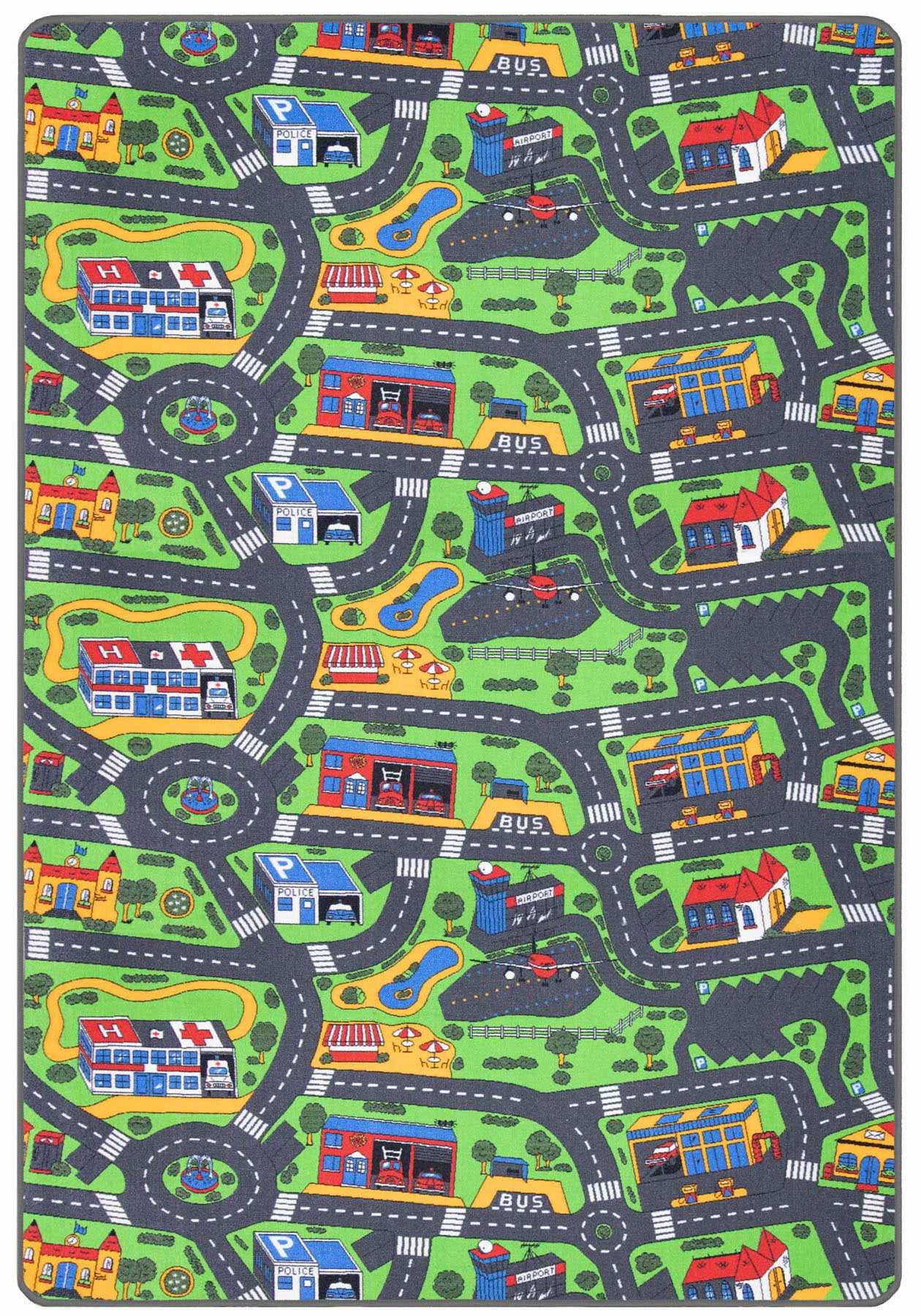 Primaflor-Ideen in Textil Kinderteppich "CITY", rechteckig von Primaflor-Ideen In Textil