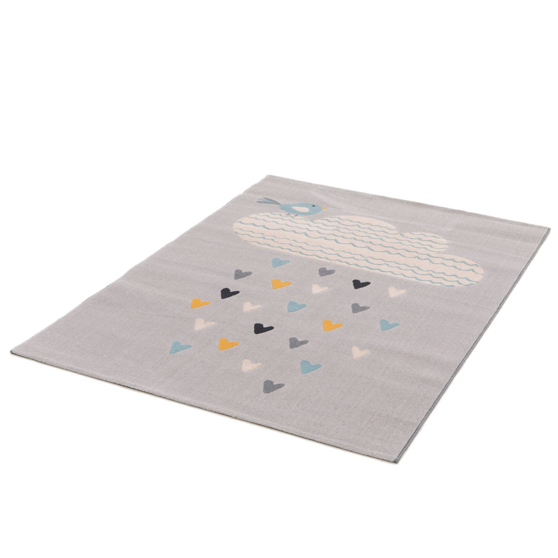 Primaflor-Ideen in Textil Kinderteppich "COCOON - Herzregen", rechteckig, 6 mm Höhe, Kurzflor, Motiv Wolke & Herzen Primaflor-Ideen in Textil Kinderteppich "COCOON - Herzregen", rechteckig, 6 mm Höhe, Kurzflor, Motiv Wolke & Herzen von Primaflor-Ideen In Textil