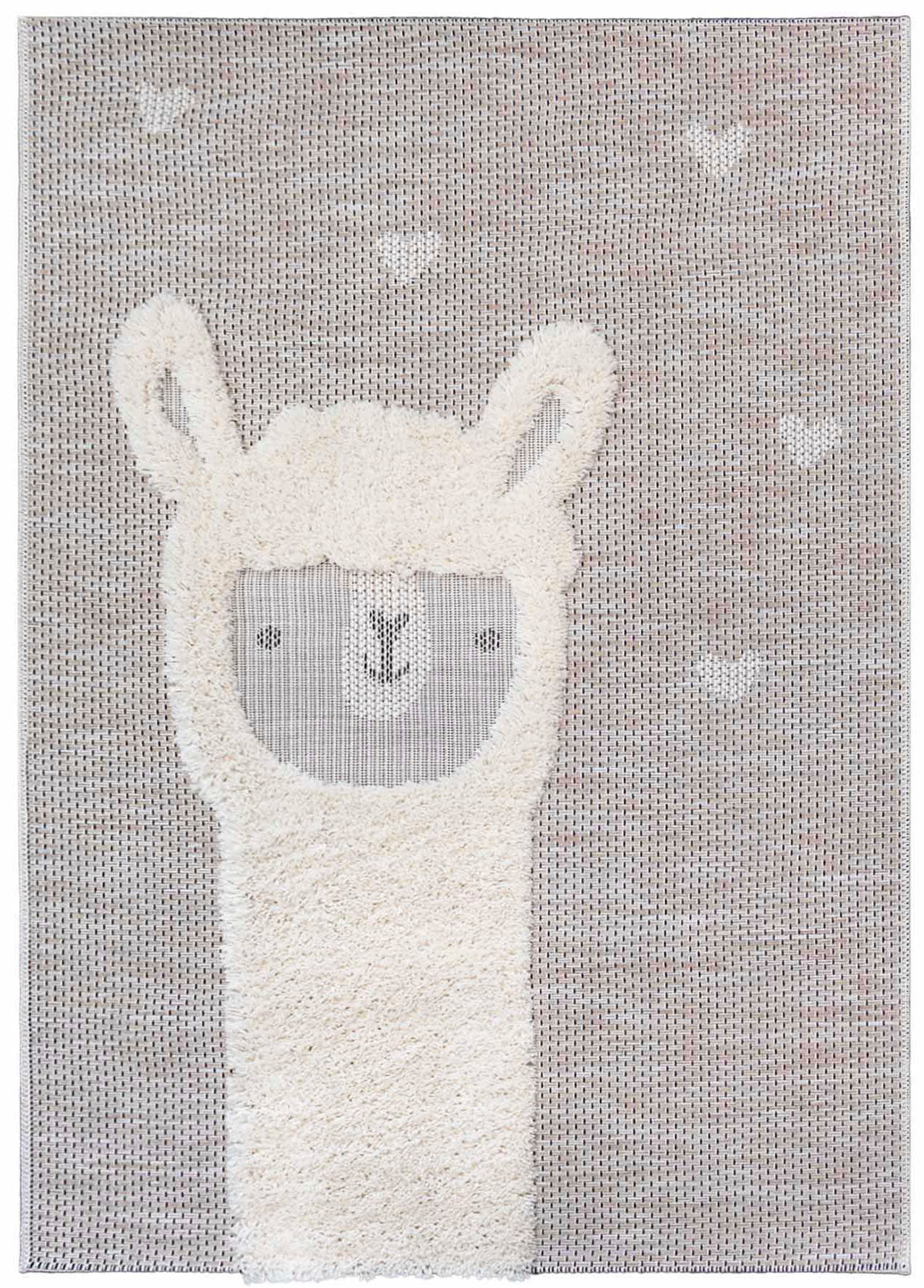 Primaflor-Ideen in Textil Kinderteppich "NAVAJO - Lama", rechteckig, 35 mm Höhe, Hoch-Tief-Effekt, Motiv Lama, Kinderzimmer Primaflor-Ideen in Textil Kinderteppich "NAVAJO - Lama", rechteckig, 35 mm Höhe, Hoch-Tief-Effekt, Motiv Lama, Kinderzimmer von Primaflor-Ideen In Textil