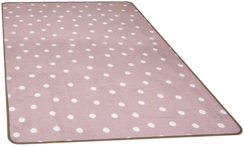 Primaflor-Ideen in Textil Kinderteppich "PUNTO, Made in Belgium" rechteckig 5 mm Höhe Kurzflor, Motiv Punkte, Kinderzimmer von Primaflor-Ideen In Textil