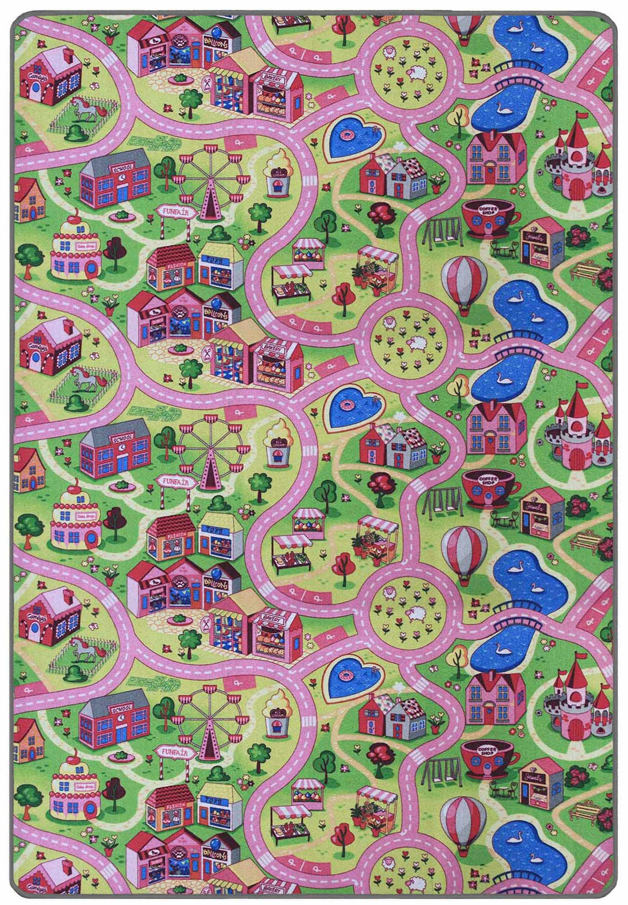 Primaflor-Ideen in Textil Kinderteppich "SWEET CITY", rechteckig, 5 mm Höhe, Straßen-Spiel-Teppich, Straßenbreite ca. 9 cm, Kinderzimmer Primaflor-Ideen in Textil Kinderteppich "SWEET CITY", rechteckig, 5 mm Höhe, Straßen-Spiel-Teppich, Straßenbreite ca. 9 cm, Kinderzimmer von Primaflor-Ideen In Textil