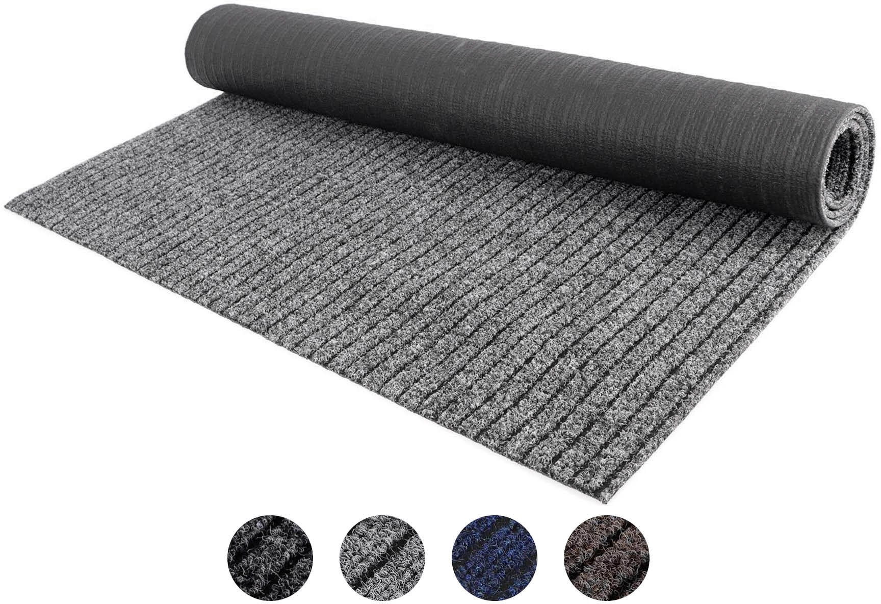 Primaflor-Ideen in Textil Läufer "Schmutzfangläufer ATLAS, Made in Belgium" rechteckig 7 mm Höhe Schmutzfangmatte, meliert gesteift, strapazierfähig, rutschhemmend von Primaflor-Ideen In Textil