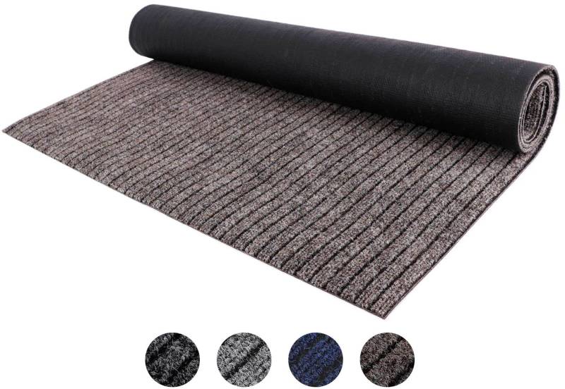 Primaflor-Ideen in Textil Läufer "Schmutzfangläufer ATLAS, Made in Belgium" rechteckig 7 mm Höhe Schmutzfangmatte, meliert gesteift, strapazierfähig, rutschhemmend von Primaflor-Ideen In Textil