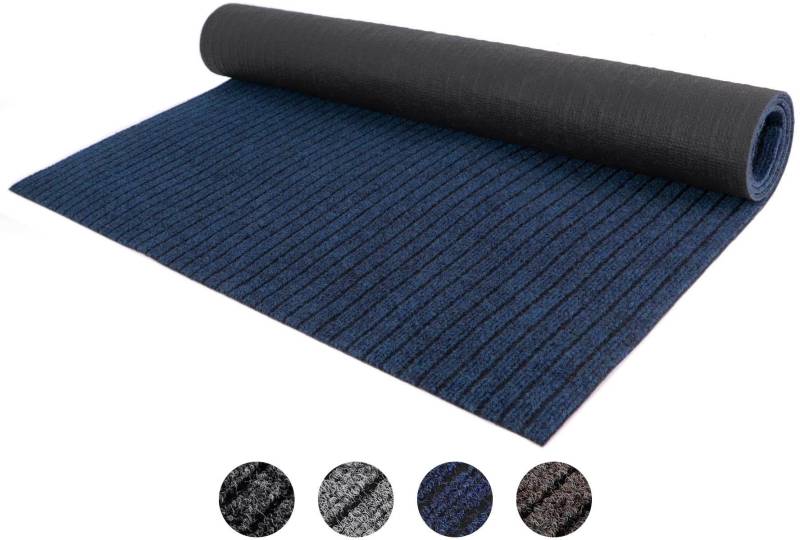 Primaflor-Ideen in Textil Läufer "Schmutzfangläufer ATLAS, Made in Belgium" rechteckig 7 mm Höhe Schmutzfangmatte, meliert gesteift, strapazierfähig, rutschhemmend von Primaflor-Ideen In Textil