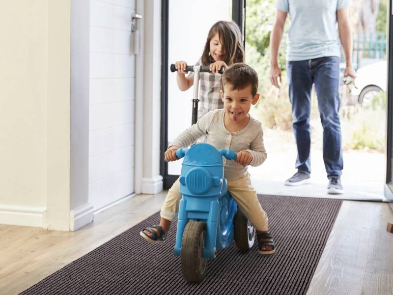 Primaflor-Ideen in Textil Läufer "Schmutzfangläufer GIN, Made in Belgium" rechteckig 6 mm Höhe Schmutzfangmatte, meliert, gesteift, strapazierfähig, rutschhemmend von Primaflor-Ideen In Textil