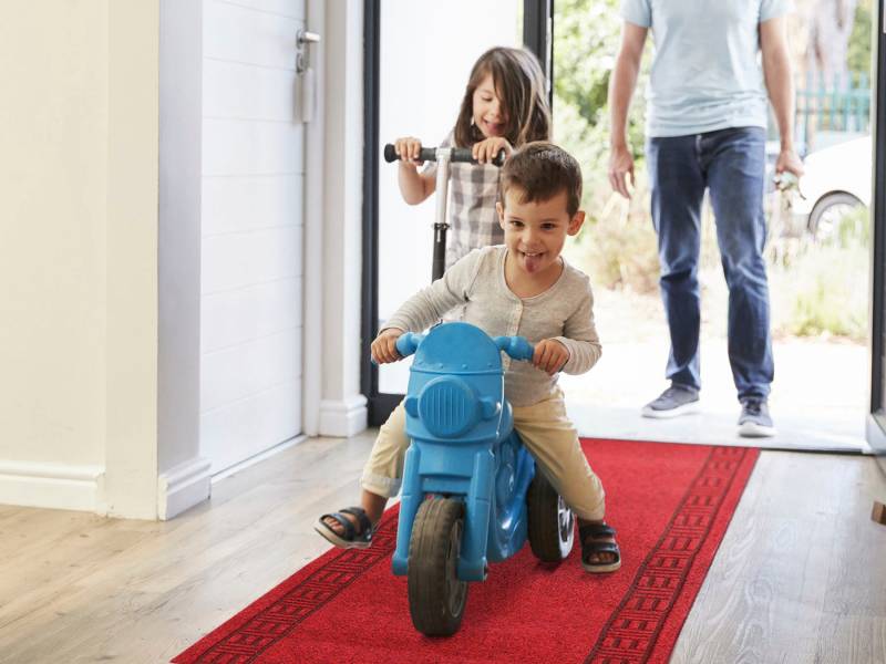 Primaflor-Ideen in Textil Läufer "Schmutzfangläufer PRIMAVERA, Made in Belgium" rechteckig 8 mm Höhe Schmutzfangmatte, meliert, mit Bordüre, strapazierfähig, waschbar von Primaflor-Ideen In Textil