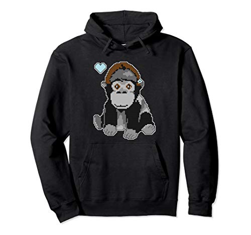 Baby Gorilla Shirt Pullover Hoodie von Primate Conservation Apparel