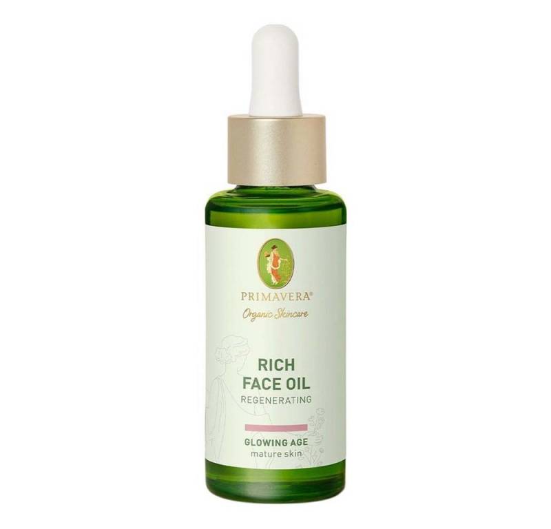 Primavera Life GmbH Gesichtsöl Glowing Age - Rich Face Oil Regenerating 30ml von Primavera Life GmbH