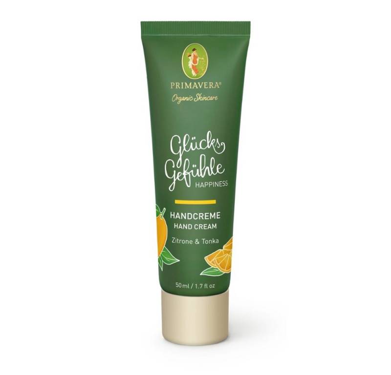 Primavera Life GmbH Handcreme Glücksgefühle - Handcreme 50ml von Primavera Life GmbH