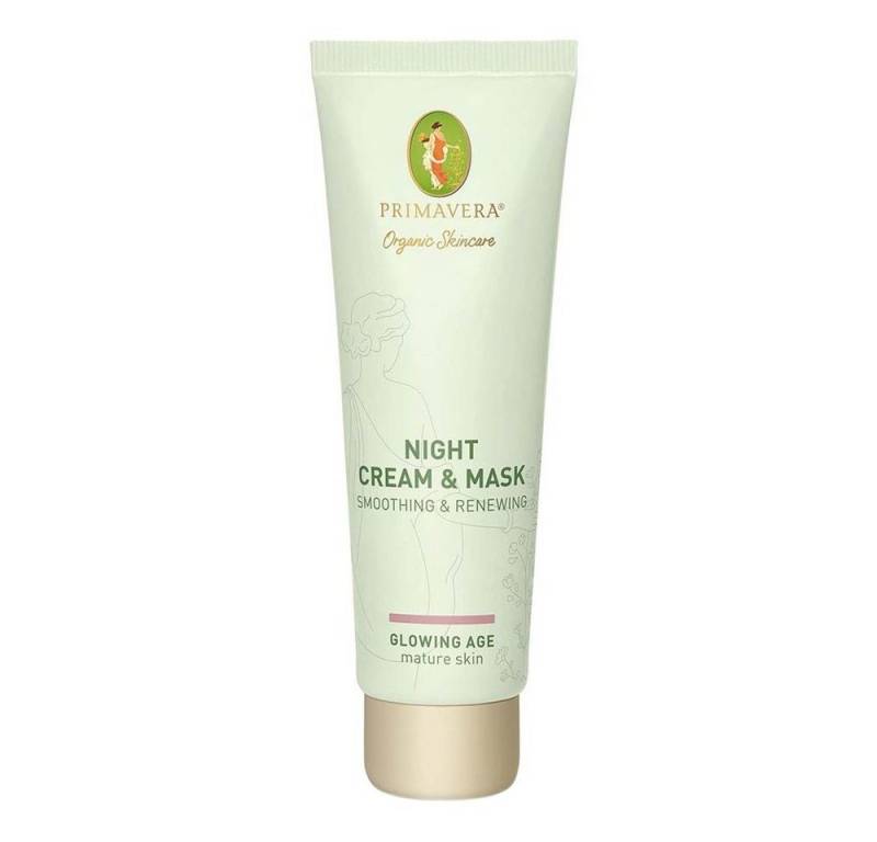 Primavera Life GmbH Nachtcreme Glowing Age - Night Cream & Mask Smoothing & Renewing 50ml von Primavera Life GmbH