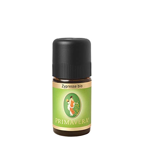 PRIMAVERA Ätherisches Öl Zypresse bio 5 ml - Aromaöl, Duftöl, Aromatherapie - vitalisierend - vegan von Primavera