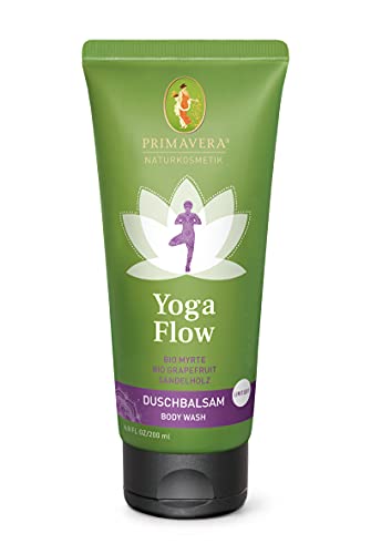 PRIMAVERA Duschbalsam Yoga Flow 200ml Vegan - Naturkosmetik - reinigt sanft, ideale Ergänzung zum Yoga-Workout, meditative Auszeit von Primavera