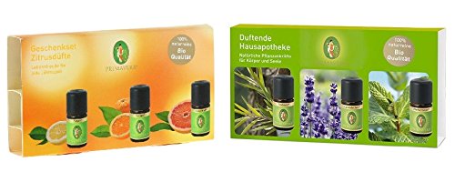 Primavera - Geschenkset Zitrusdüfte und Duftende Hausapotheke im Set (2 x 15 ml) von Primavera