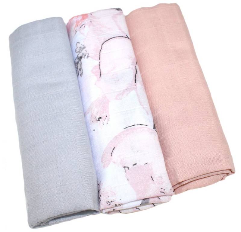 Primawela Stoffwindeln Baby Musselin Tücher Spucktücher 100% Baumwolle Mullwindeln von Primawela