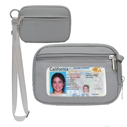 Prime Comfort Kleine Geldbörse mit Reißverschluss und Anti-Verlust-Haltegurt, Ausweishalter, Schüler-Geldbörse, Kartentasche, Ausweishalter, Mit Umhängeband, Grau, Convention Prime Comfort Kleine Geldbörse mit Reißverschluss und Anti-Verlust-Haltegurt, Ausweishalter, Schüler-Geldbörse, Kartentasche, Ausweishalter, Mit Umhängeband, Grau, Convention von Prime Comfort