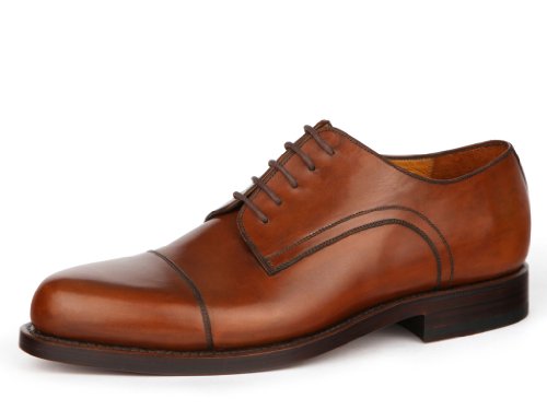 Prime Shoes Chicago Box Calf Cuoio Rahmengenäht edler Schnürschuh aus feinstem Kalbsleder Größe EU: 45 / UK: 10.5 von Prime Shoes