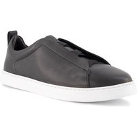 Prime Shoes Herren Sneaker schwarz Glattleder von Prime Shoes