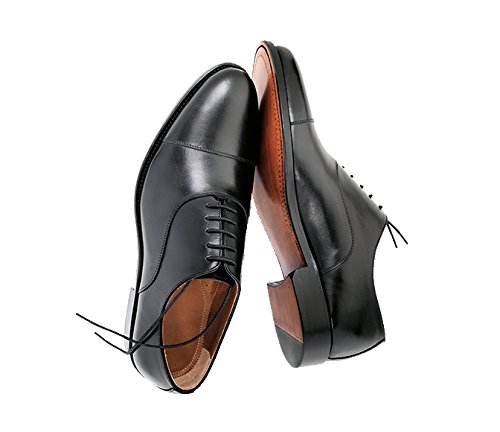 PRIME SHOES New York Herren Business-Schnürschuh Rahmengenäht Ledersohle Kalbsleder Schwarz Box Calf Black D 45 / UK 10 ½ von Prime Shoes