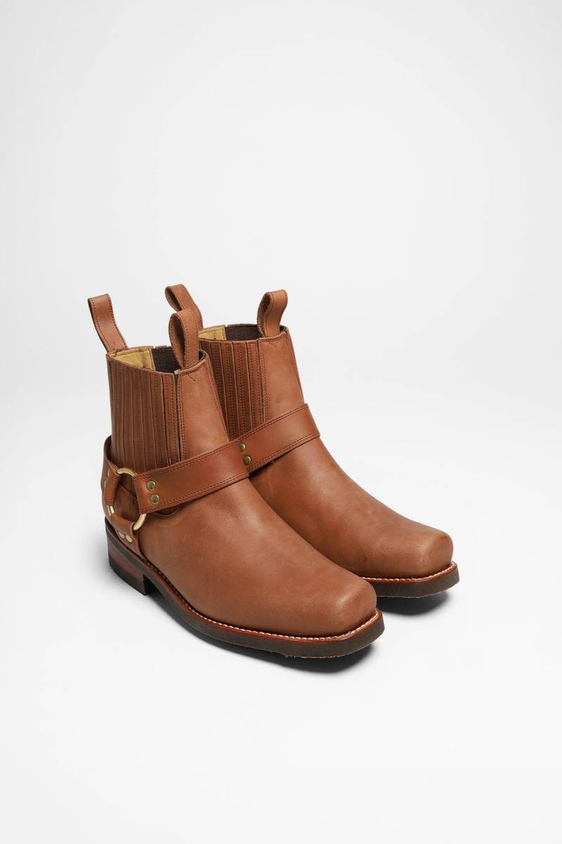 Primeboots 44330 LOW BIKER Unisex Braun von Primeboots