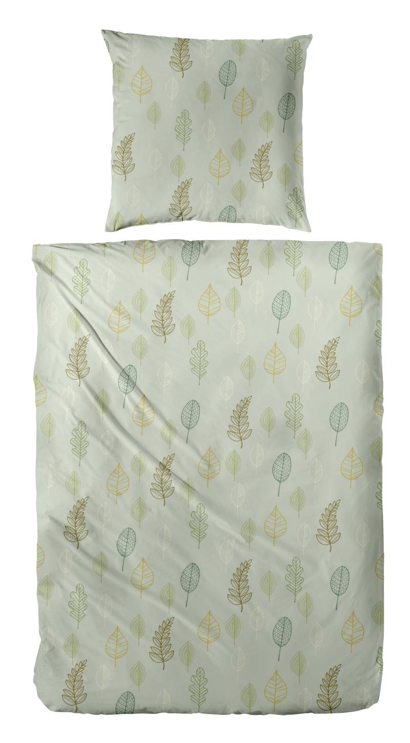 Primera Bettwäsche "Biber-Bettwäsche Autum Leaf" 2 Stk. tlg. mit floralen Motiven von Primera