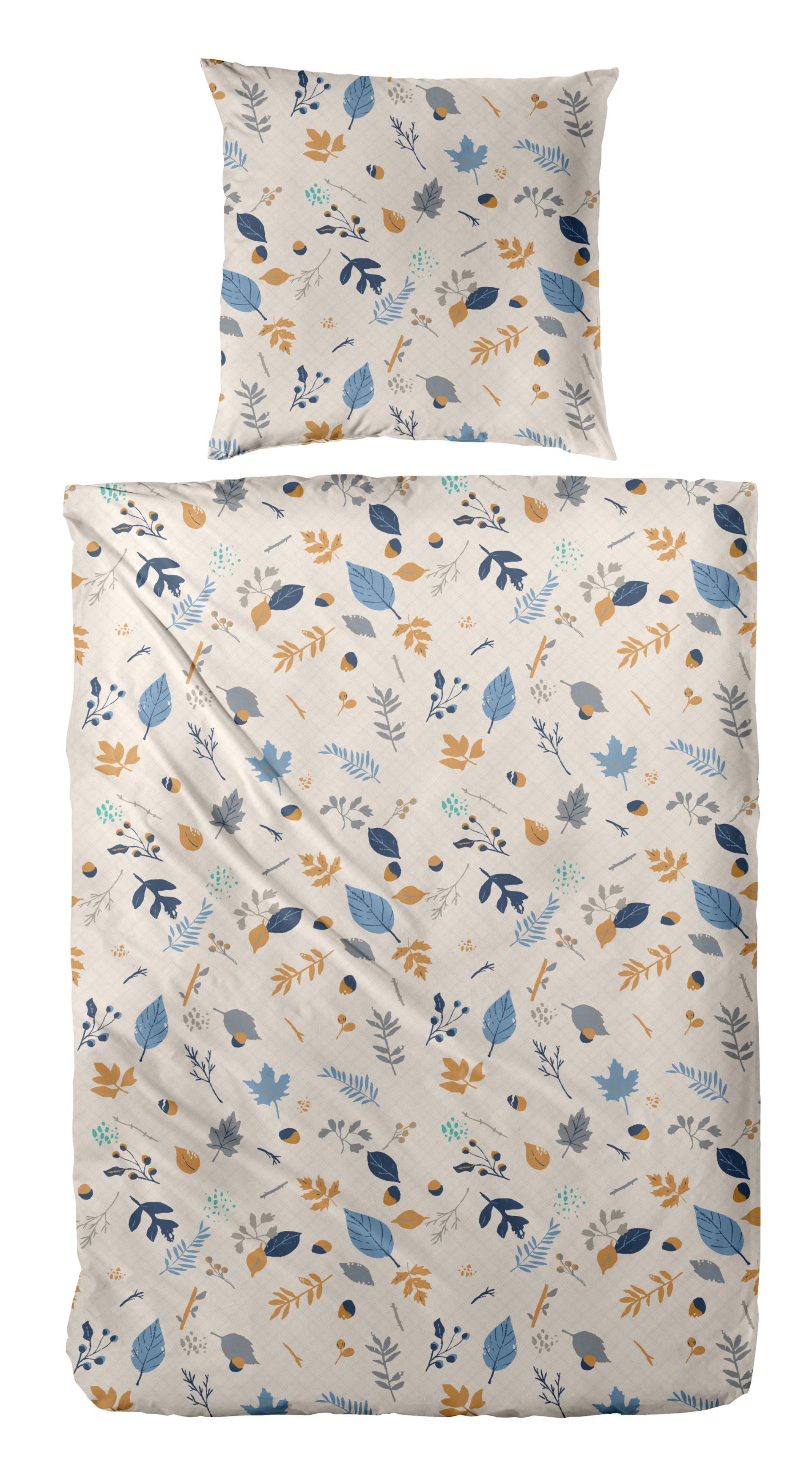 Primera Bettwäsche "Biber-Bettwäsche Branches" 2 Stk. tlg. mit floralen Motiven von Primera