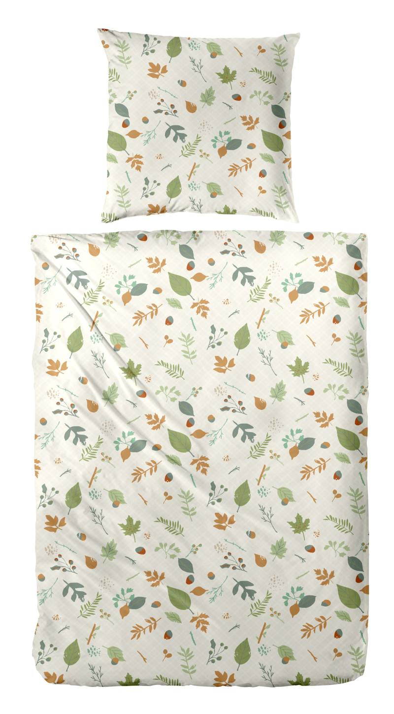 Primera Bettwäsche "Biber-Bettwäsche Branches" 2 Stk. tlg. mit floralen Motiven von Primera