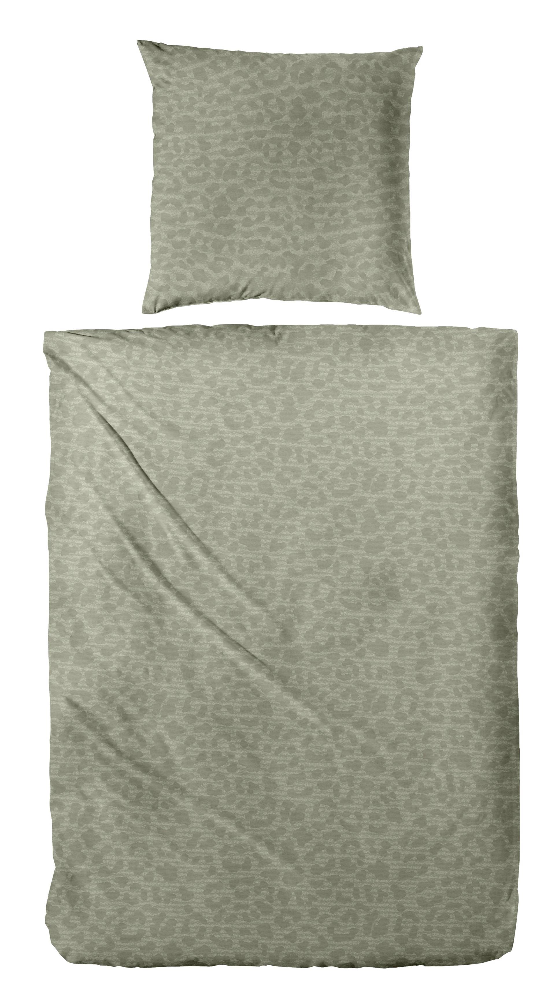 Primera Bettwäsche "Biber-Bettwäsche Leo" 2 Stk. tlg. mit dezentem Leo-Design von Primera