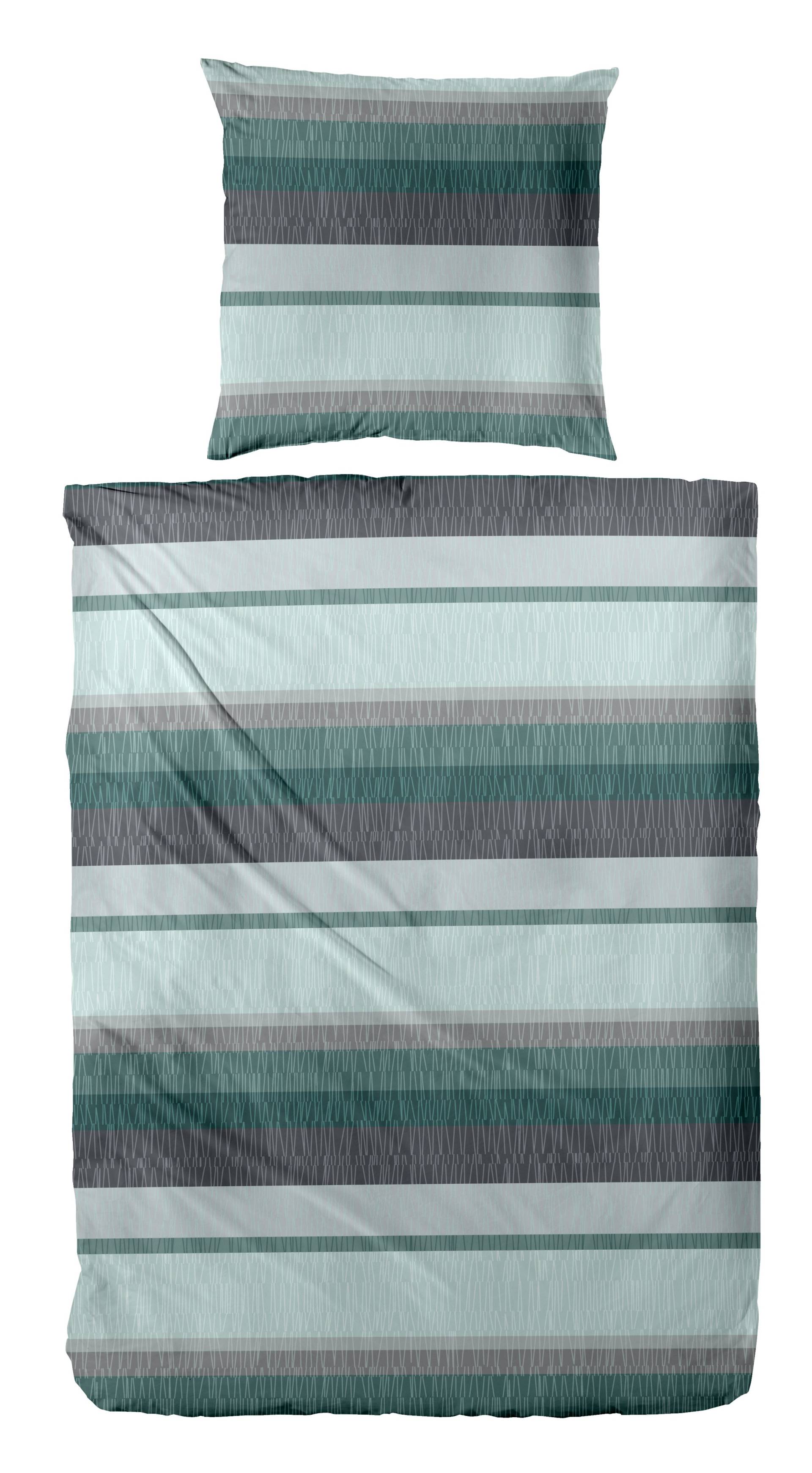 Primera Bettwäsche "Biber-Bettwäsche Roommate" 2 Stk. tlg. mit dezenten Mustertexturen von Primera