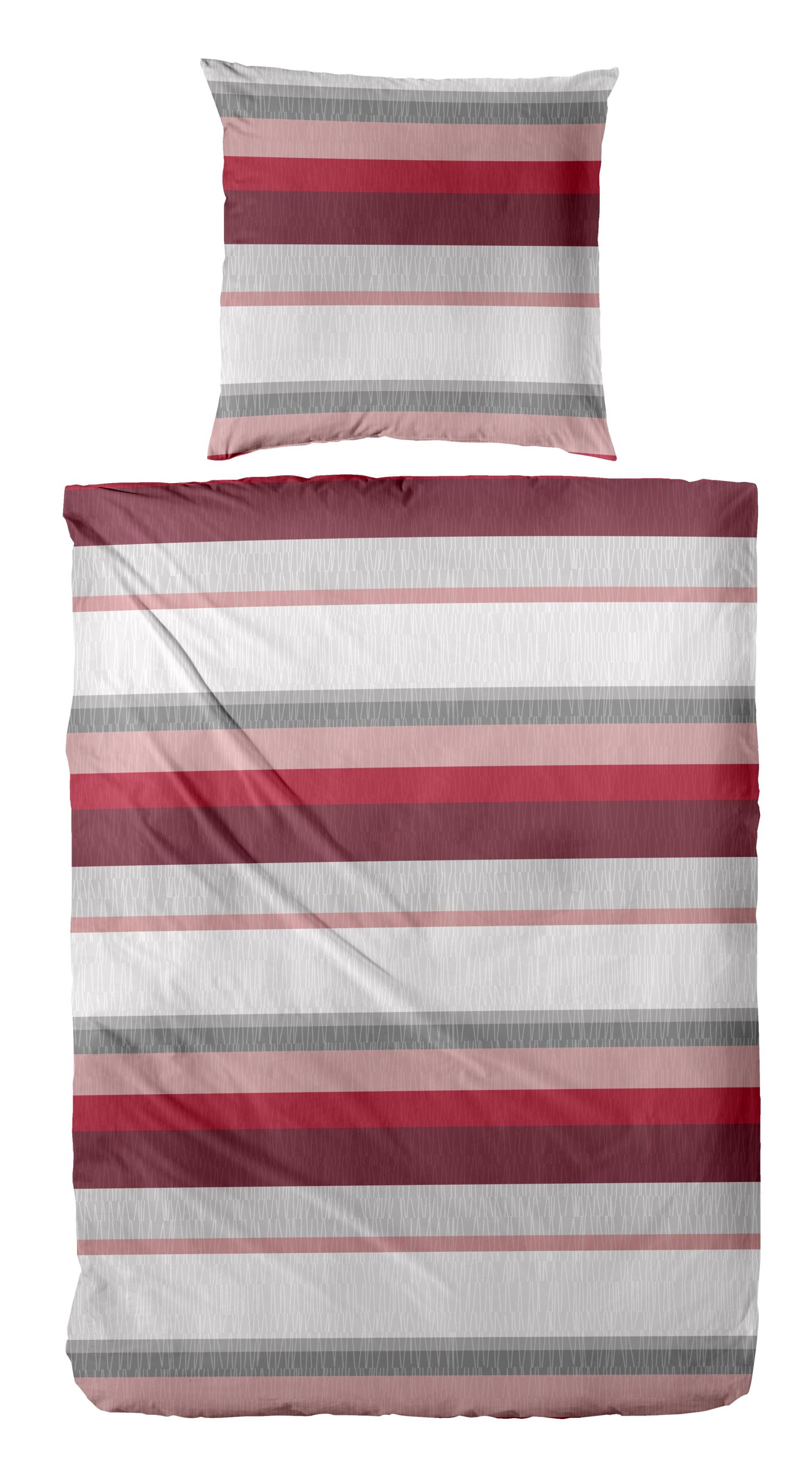 Primera Bettwäsche "Biber-Bettwäsche Roommate" 2 Stk. tlg. mit dezenten Mustertexturen von Primera