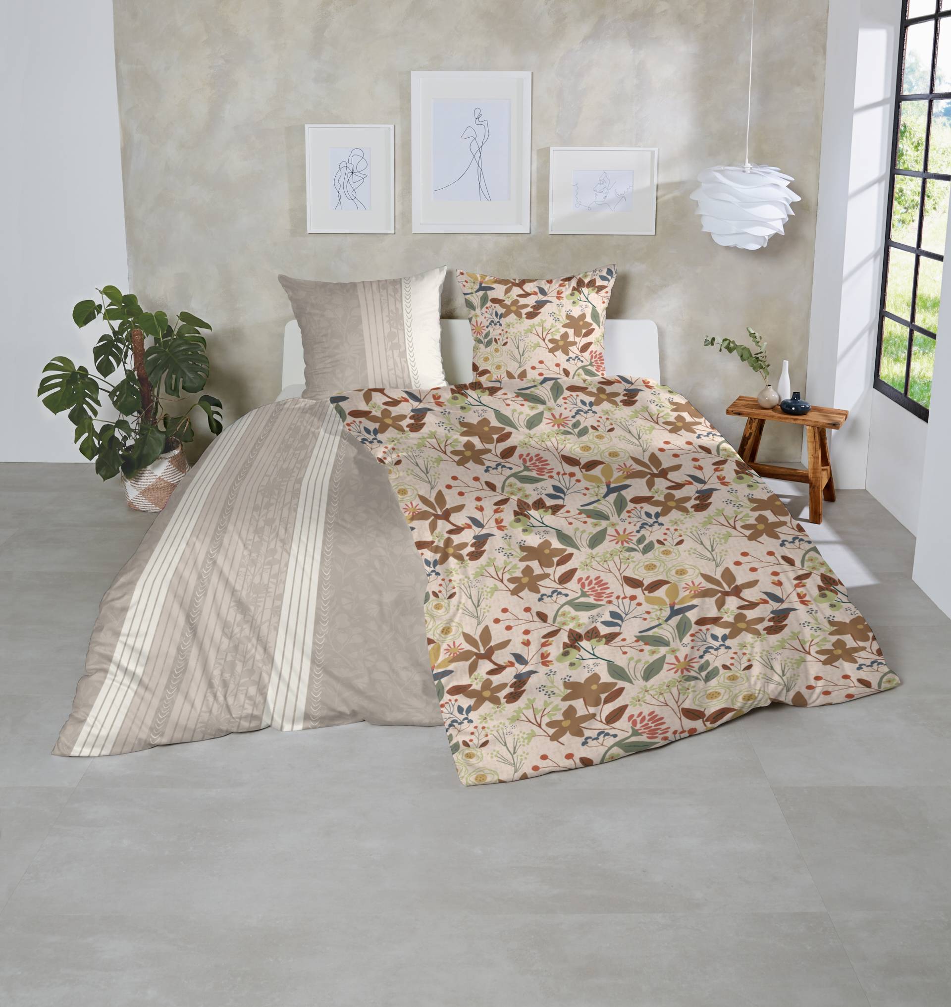 Primera Bettwäsche "Feinbiber-Bettwäsche" 2 Stk. tlg. samtweich und natürlich aus reiner Baumwolle von Primera