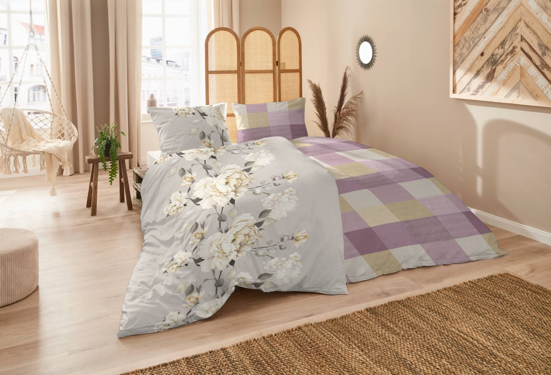 Primera Bettwäsche "Feinbiber-Bettwäsche" 2 Stk. tlg. samtweich und natürlich aus reiner Baumwolle von Primera