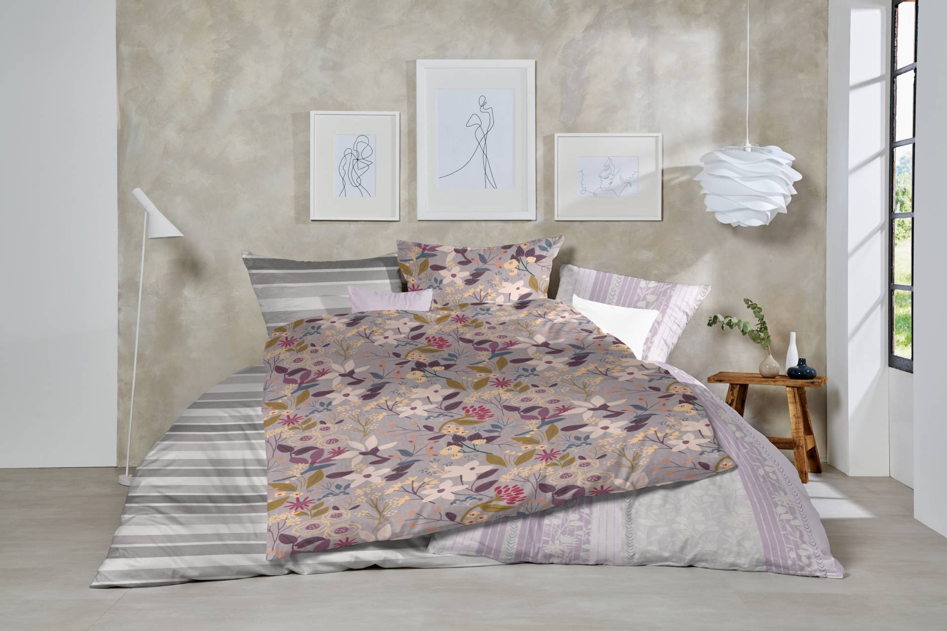 Primera Bettwäsche "Feinbiber-Bettwäsche" 2 Stk. tlg. samtweich und natürlich aus reiner Baumwolle von Primera