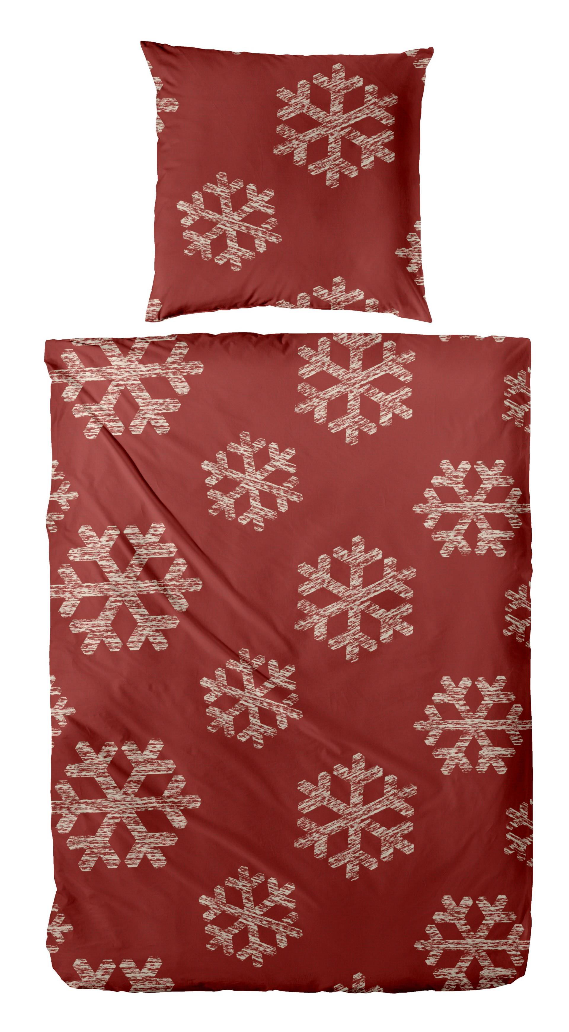 Primera Bettwäsche "Feinbiber-Bettwäsche Snowflake" 2 Stk. tlg. mit winterlichen Schneeflocken Primera Bettwäsche "Feinbiber-Bettwäsche Snowflake" 2 Stk. tlg. mit winterlichen Schneeflocken von Primera